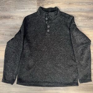 RedHead Black Zip Up Sweater